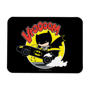 Chibi Batman in Batmobile Magneet