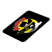 Chibi Batman in Batmobile Magneet (Linkerzijde)