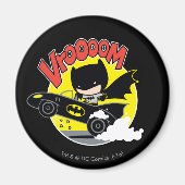 Chibi Batman in Batmobile Magneet (Voorkant)