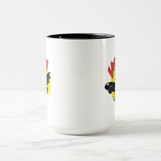 Chibi Batman in Batmobile Mok (Midden)