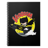 Chibi Batman in Batmobile Notitieboek (Voorkant)