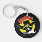 Chibi Batman in Batmobile Sleutelhanger (Voorkant)