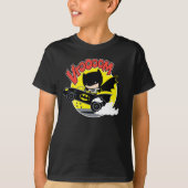 Chibi Batman in Batmobile T-shirt (Voorkant)