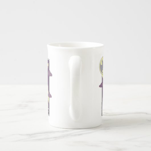 Chibi Batman - Laten we samen de misdaad bestrijde Porselein Kop (Achterkant)