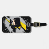 Chibi Batman Lightning Kick Bagagelabel (Voorkant horizontaal)