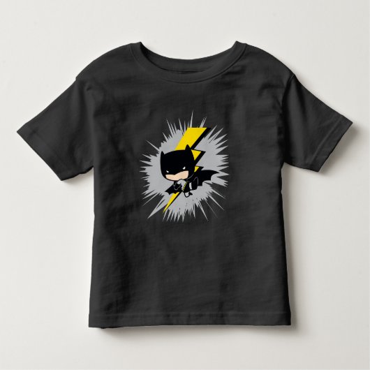 Chibi Batman Lightning Kick Kinder Shirts (Voorkant)