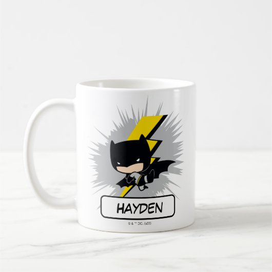 Chibi Batman Lightning Kick Koffiemok (Links)