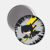 Chibi Batman Lightning Kick Magneet (Voorkant / Achterkant)