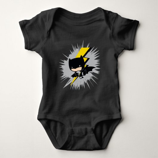 Chibi Batman Lightning Kick Romper (Voorkant)