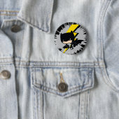 Chibi Batman Lightning Kick Ronde Button 5,7 Cm (In situ)