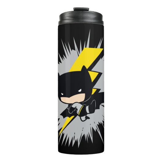 Chibi Batman Lightning Kick Thermosbeker (Voorkant)