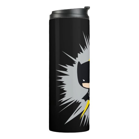 Chibi Batman Lightning Kick Thermosbeker (Gedraaid links)