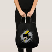 Chibi Batman Lightning Kick Tote Bag (Voorkant (product))