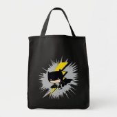 Chibi Batman Lightning Kick Tote Bag (Voorkant)