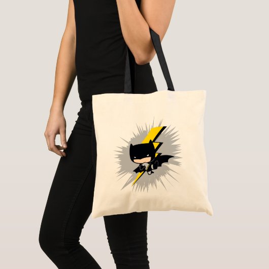 Chibi Batman Lightning Kick Tote Bag (Voorkant (product))