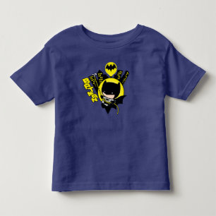 Chibi Batman Scaling the City Kinder Shirts