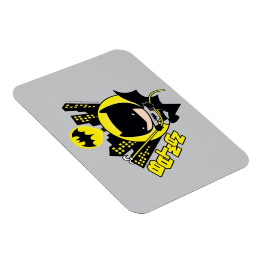 Chibi Batman Scaling the City Magneet (Rechterzijde)