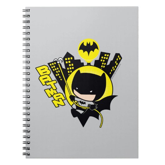 Chibi Batman Scaling the City Notitieboek (Voorkant)