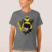 Chibi Batman Scaling the City T-shirt (Voorkant)
