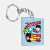 Chibi Batman te traag! Sleutelhanger (Voorkant Links)