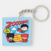 Chibi Batman te traag! Sleutelhanger (Achterkant)