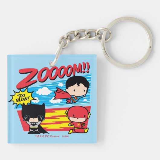 Chibi Batman te traag! Sleutelhanger (Achterkant)