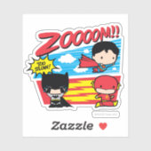 Chibi Batman te traag! Sticker (Vel)