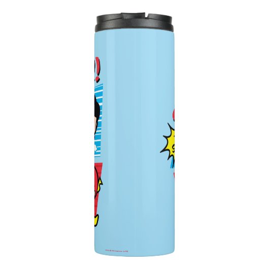 Chibi Batman te traag! Thermosbeker (Achterkant)