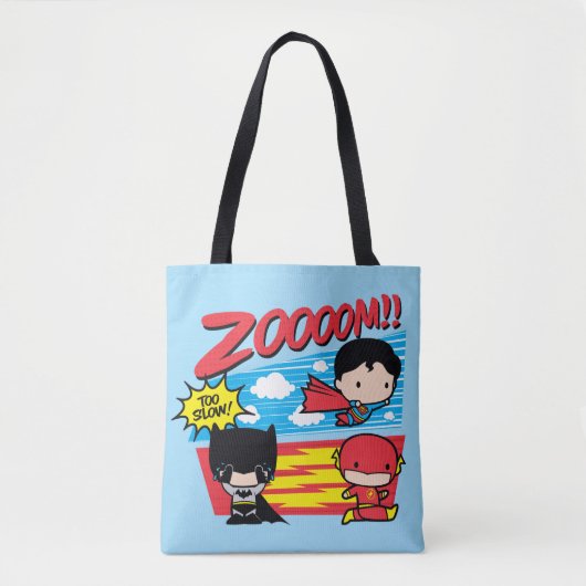Chibi Batman te traag! Tote Bag (Voorkant)