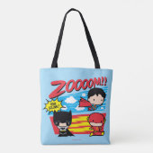 Chibi Batman te traag! Tote Bag (Achterkant)