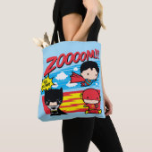 Chibi Batman te traag! Tote Bag (Dichtbij)