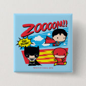 Chibi Batman te traag! Vierkante Button 5,1 Cm (Voorkant)