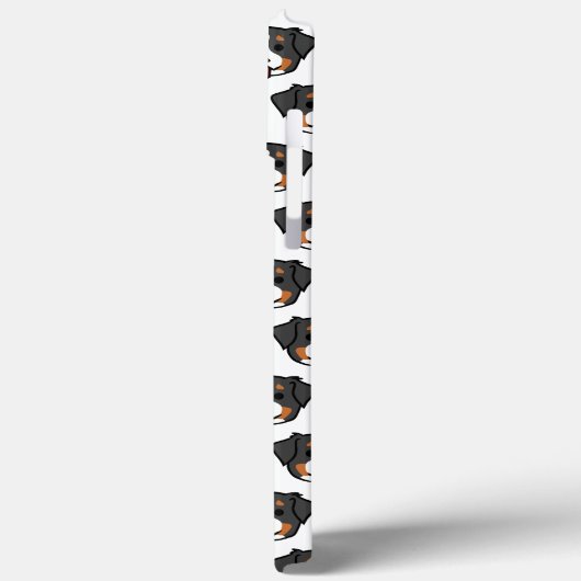 Chibi Bernese patern - tekenfilmhondstijl Case-Mate iPhone Case (Achterkant / Links)