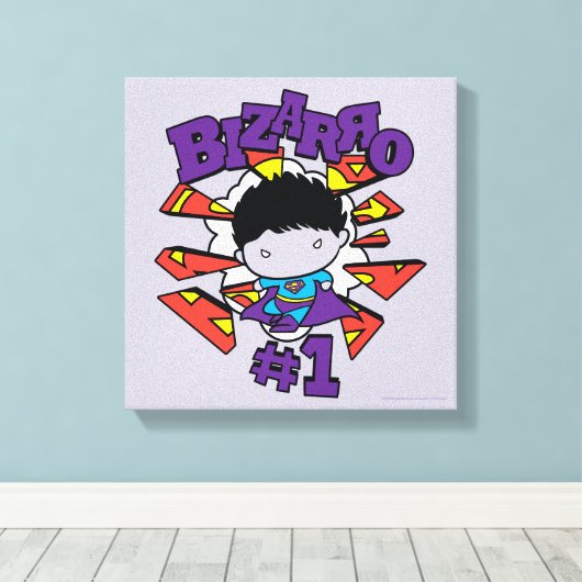 Chibi Bizarro #1 Canvas Afdruk (Insitu (Houten vloer))