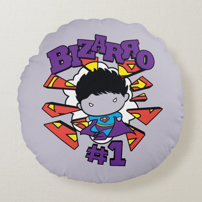 Chibi Bizarro #1 Rond Kussen (Voorkant)