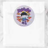 Chibi Bizarro #1 Ronde Sticker (Tas)