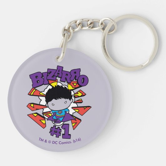 Chibi Bizarro #1 Sleutelhanger (Achterkant)