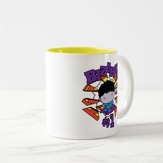 Chibi Bizarro #1 Tweekleurige Koffiemok (Voorkant rechts)