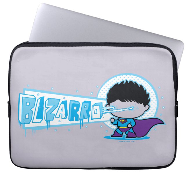 Chibi Bizarro Arctic Vision Laptop Sleeve (Voorkant)