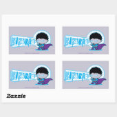 Chibi Bizarro Arctic Vision Rechthoekige Sticker (Vel)