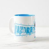 Chibi Bizarro Arctic Vision Tweekleurige Koffiemok (Voorkant links)