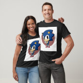 Chibi Blauwe Snelheid Held T-shirt (Unisex)