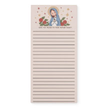 Chibi Blessed Mary Notepad