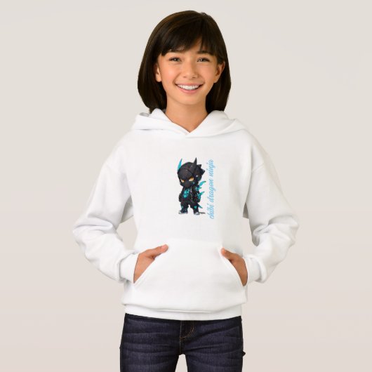 Chibi Blue Dragon Ninja (Voorkant volledig)