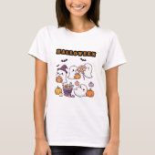 "¡Chibi-Boo! Fantasmitas Dulces & Calabazas T-shirt (Voorkant)