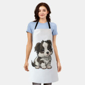 Chibi Border Collie Schort (Gedragen)