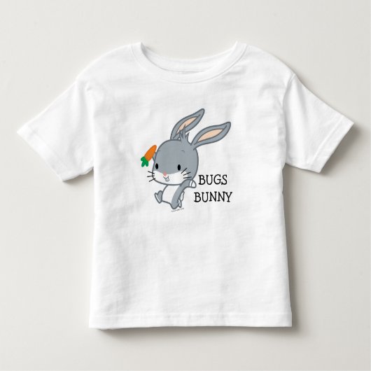 Chibi BUGS BUNNY™ met wortel Kinder Shirts (Voorkant)