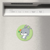 Chibi BUGS BUNNY™ met wortel Magneet (Insitu (Vaatwasser))