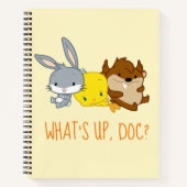 Chibi BUGS BUNNY™, TWEETY™ & TAZ™ Notitieboek (Voorkant)