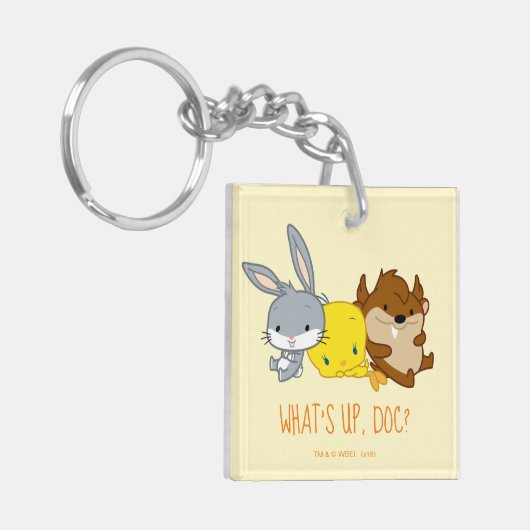 Chibi BUGS BUNNY™, TWEETY™ & TAZ™ Sleutelhanger (Voorkant Links)